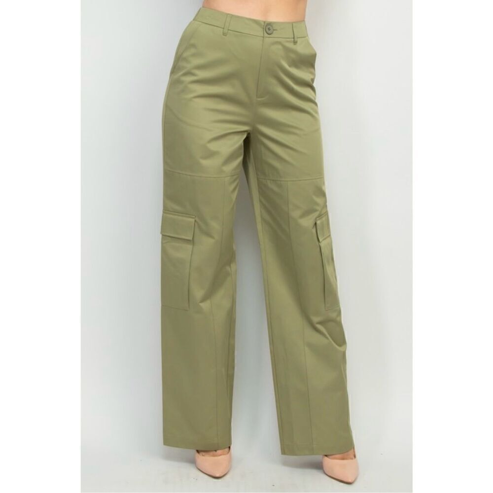 Olive cargo pants